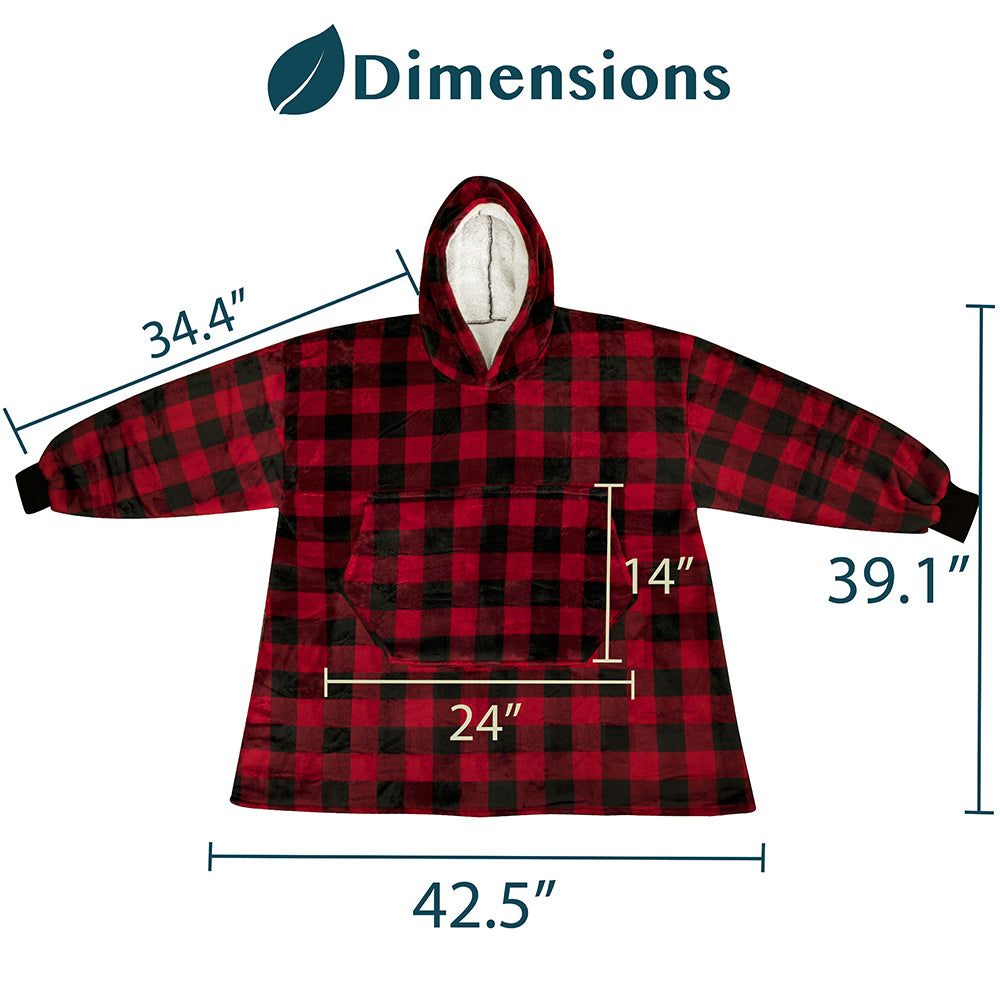 Oversized Wearable Hoodie Blanket