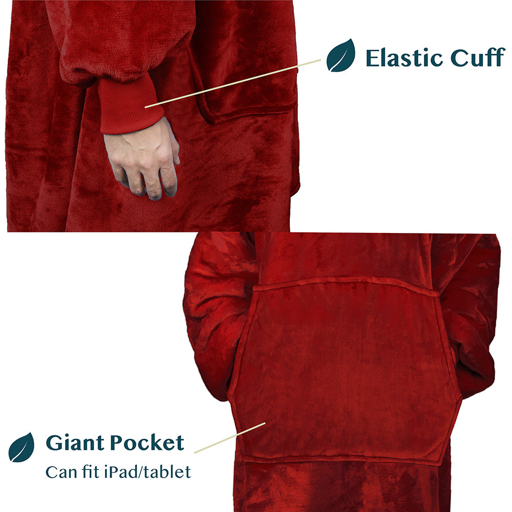 Oversized Wearable Hoodie Blanket