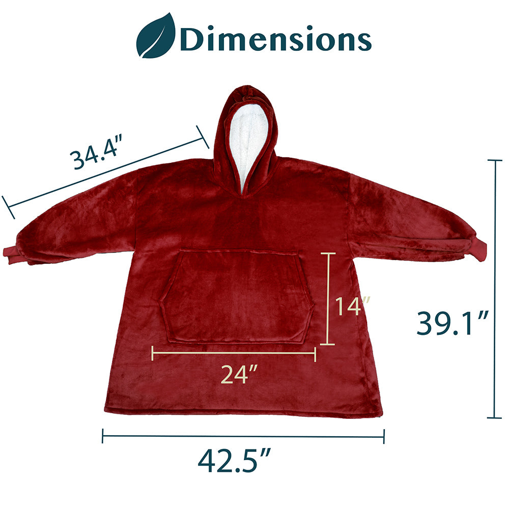 Oversized Wearable Hoodie Blanket