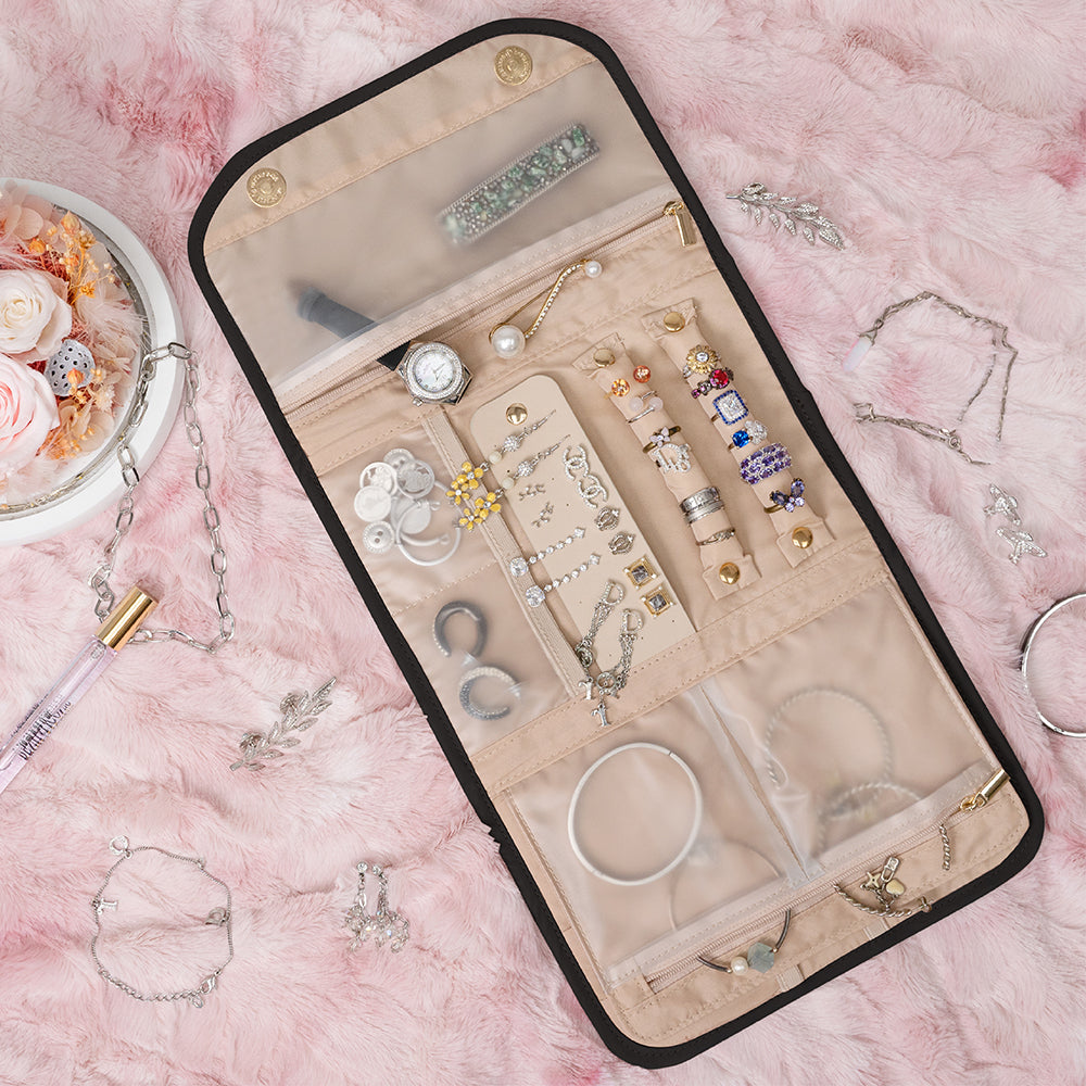 Jewelry Roll Organizer Bag