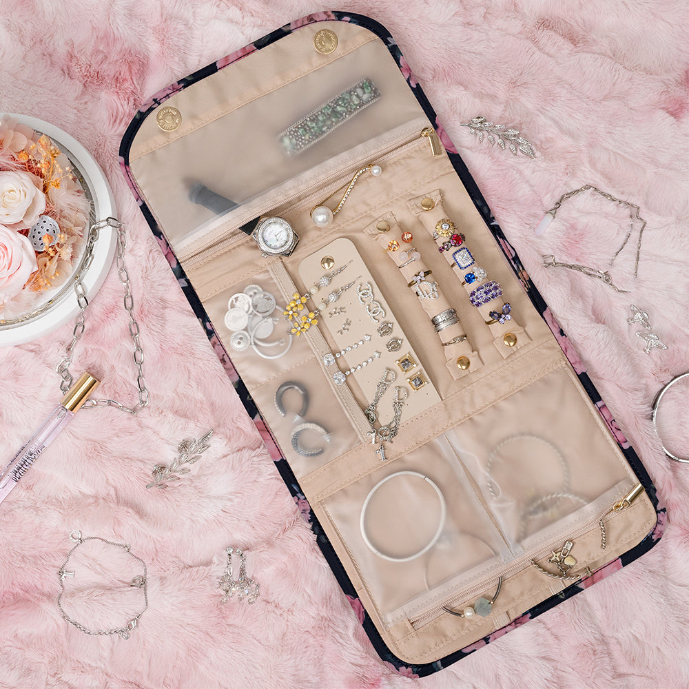 Jewelry Roll Organizer Bag