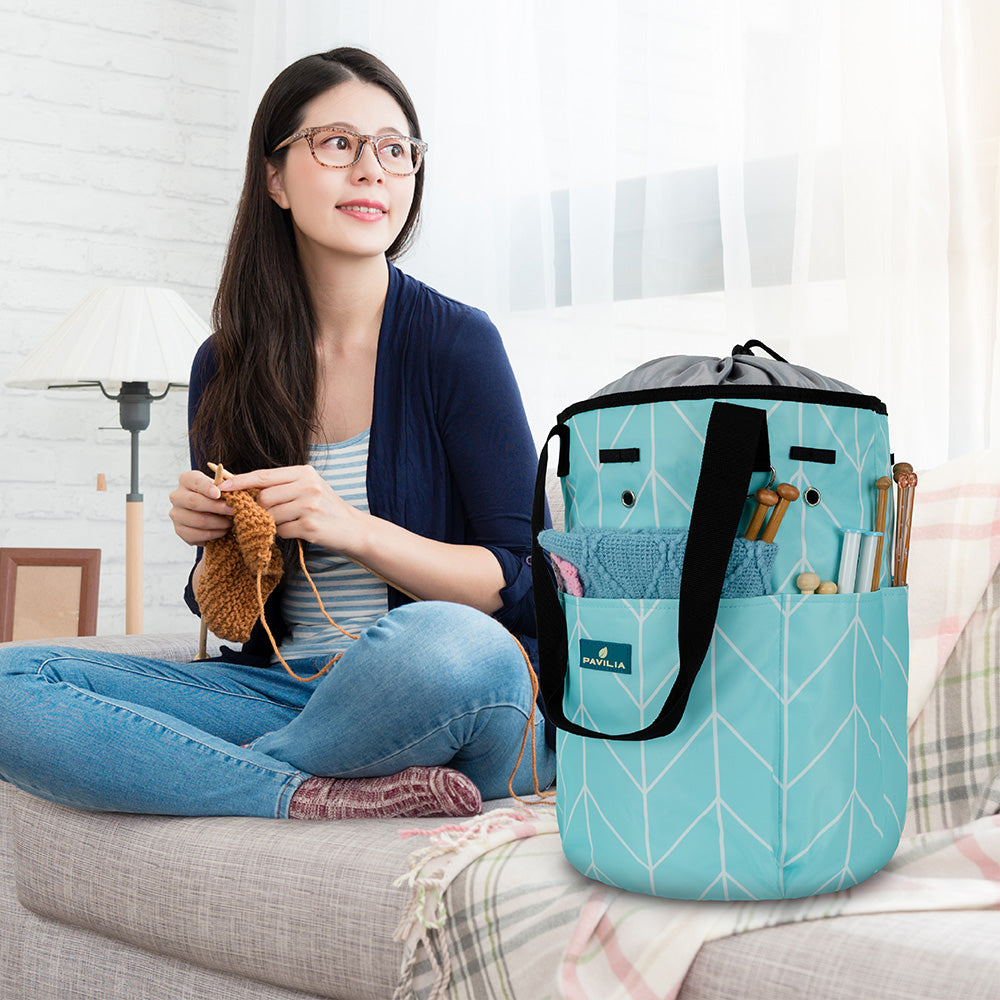 Beginner's Yarn Organizer Knitting Bag
