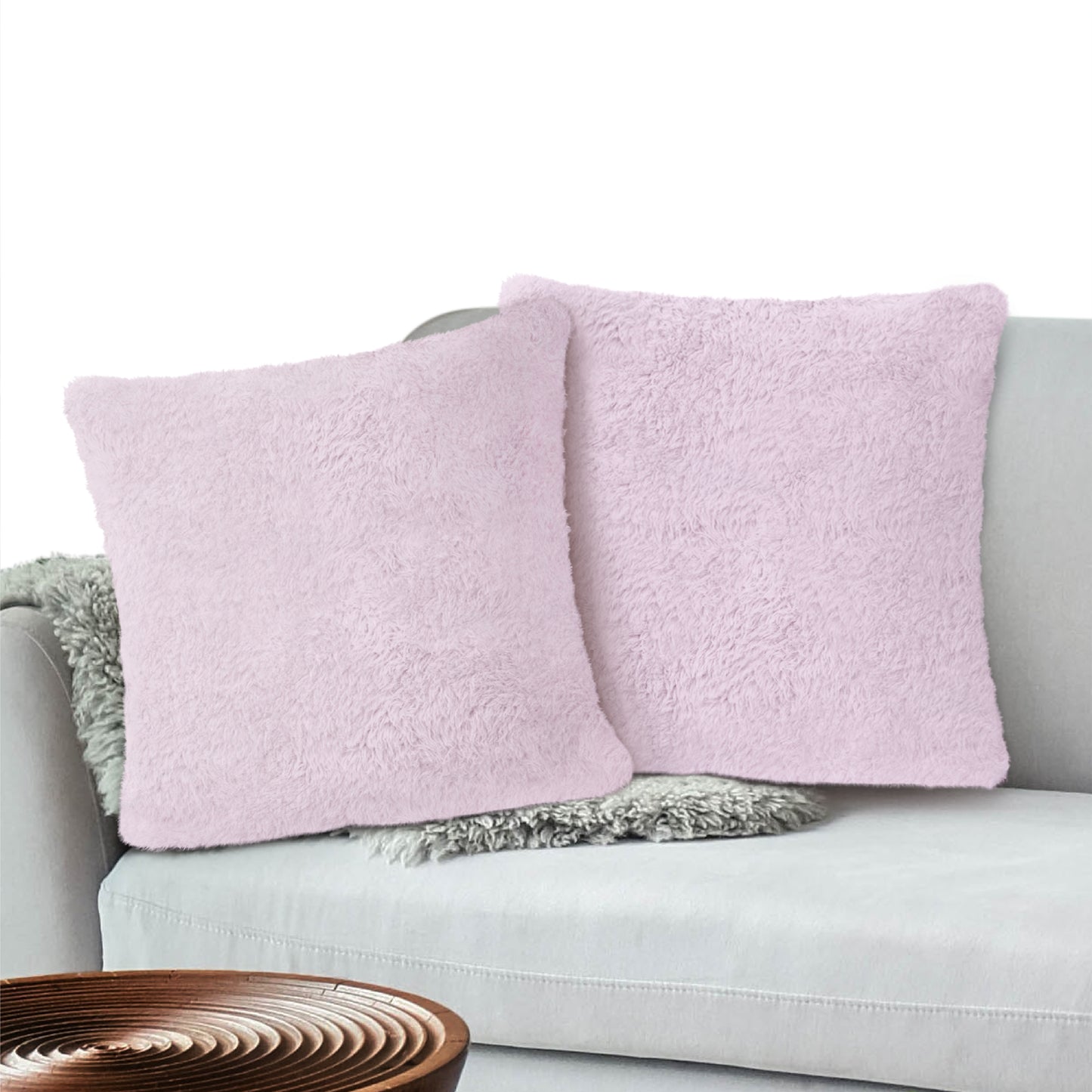 Sherpa Fleece Pillow Cover - Set of 2