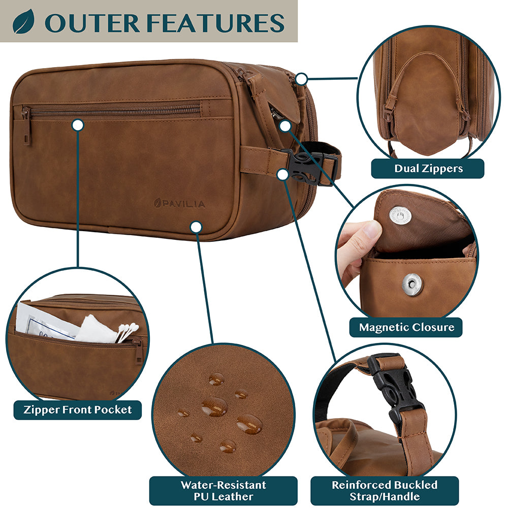 Men's Classic Dopp Kit Toiletry Bag