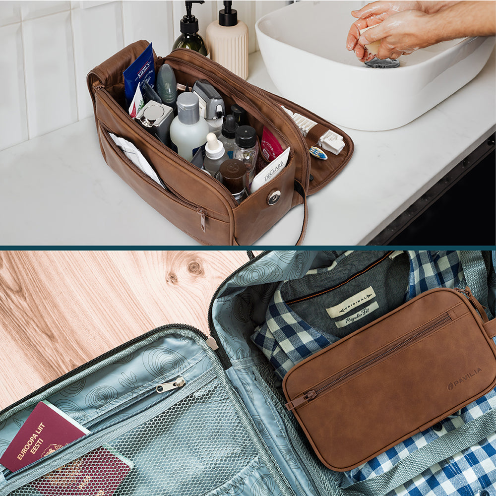 Men's Classic Dopp Kit Toiletry Bag