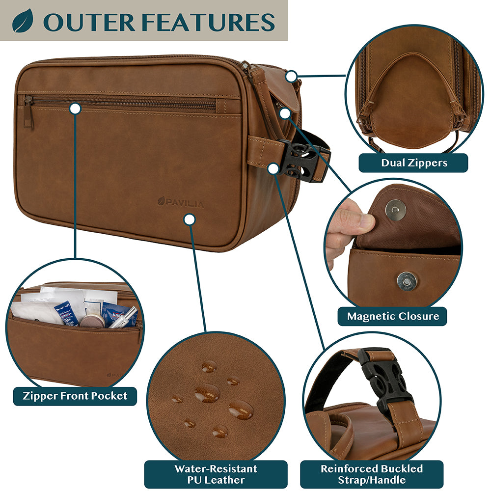 Men's Classic Dopp Kit Toiletry Bag