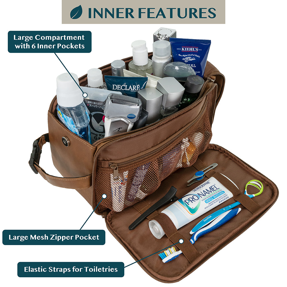 Men's Classic Dopp Kit Toiletry Bag