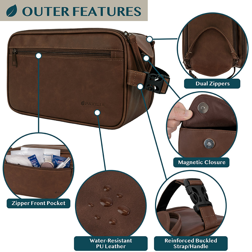 Men's Classic Dopp Kit Toiletry Bag