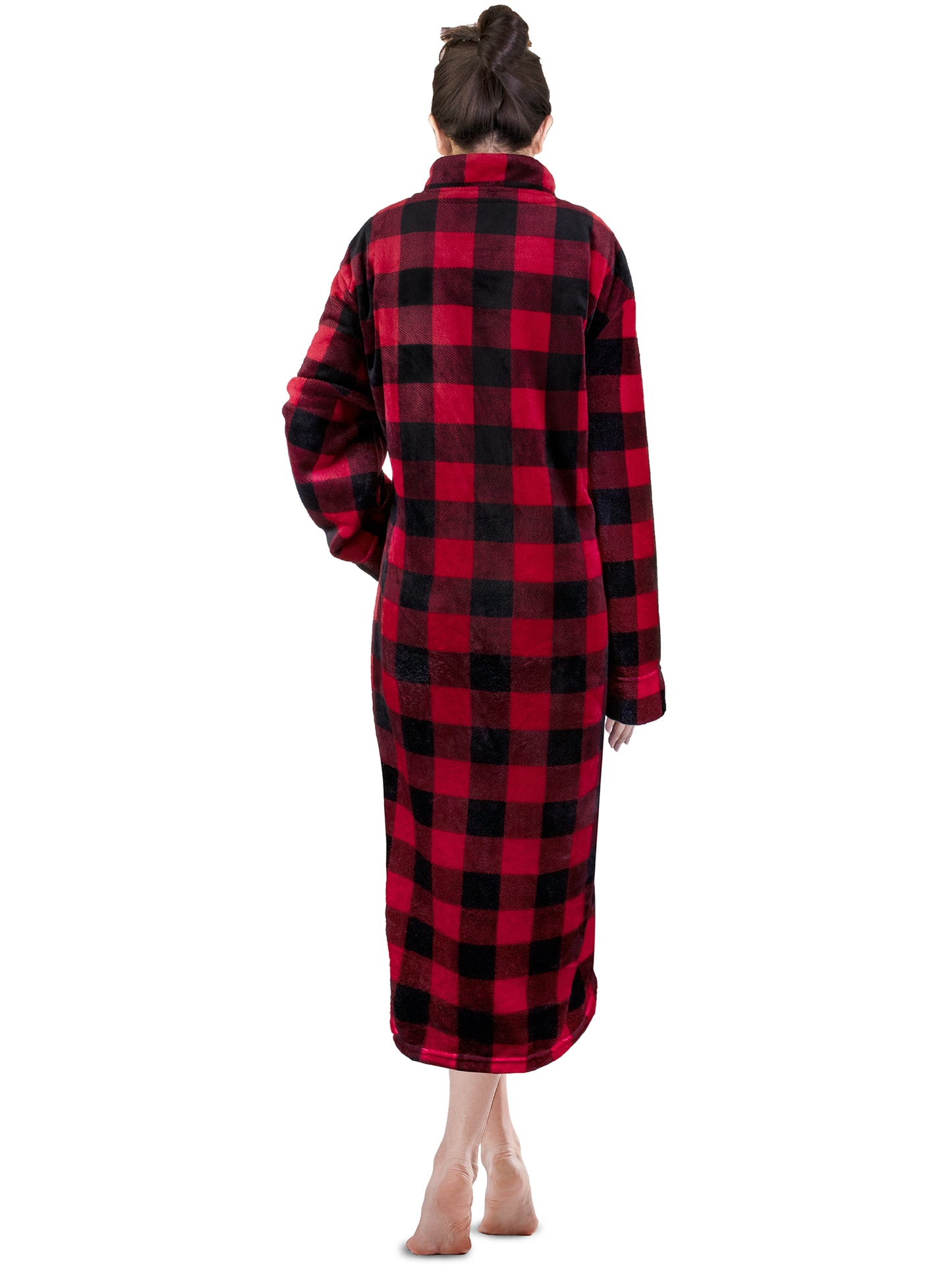 Women's Housecoat Zipper Robe