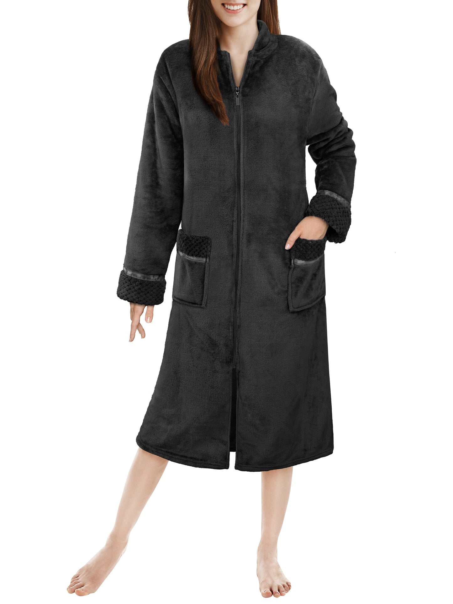Women's Housecoat Zipper Robe