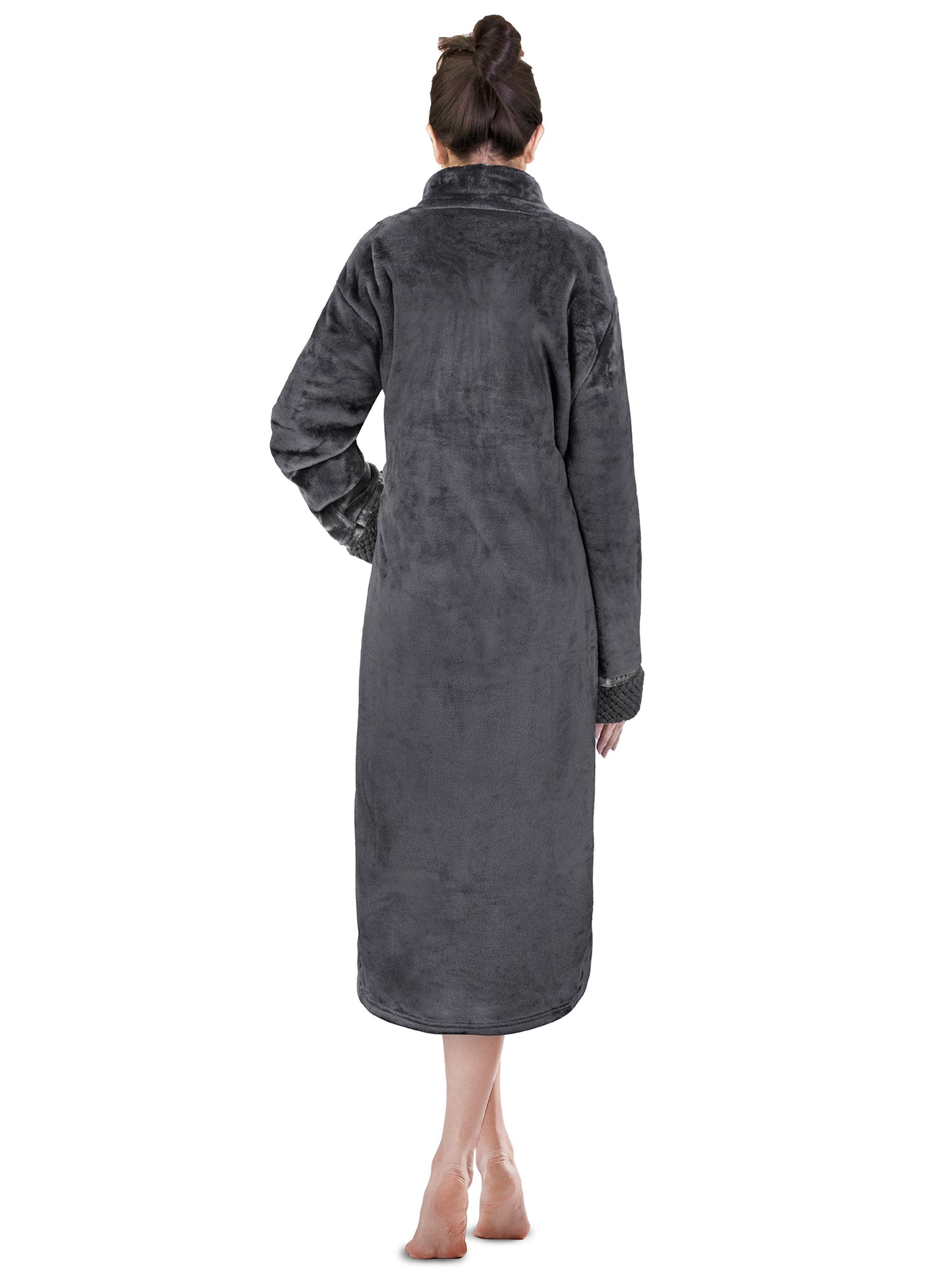 Women's Housecoat Zipper Robe