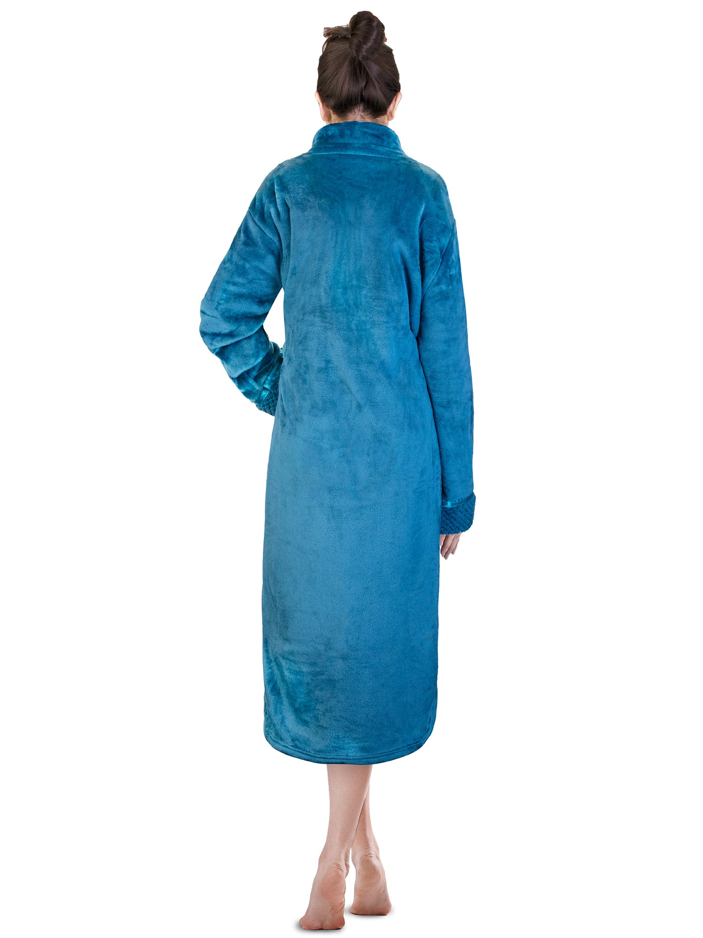 Women's Housecoat Zipper Robe