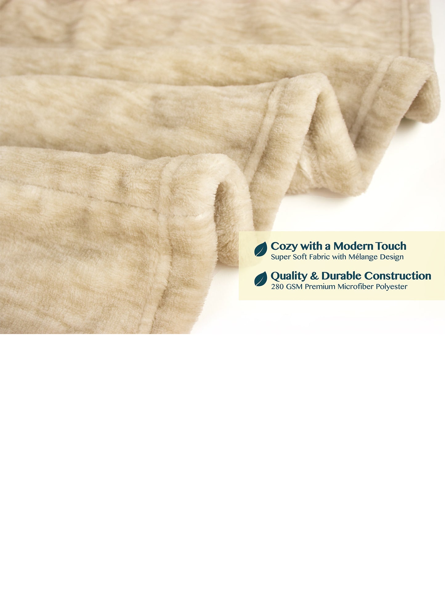 Women's Melange Fleece Robe