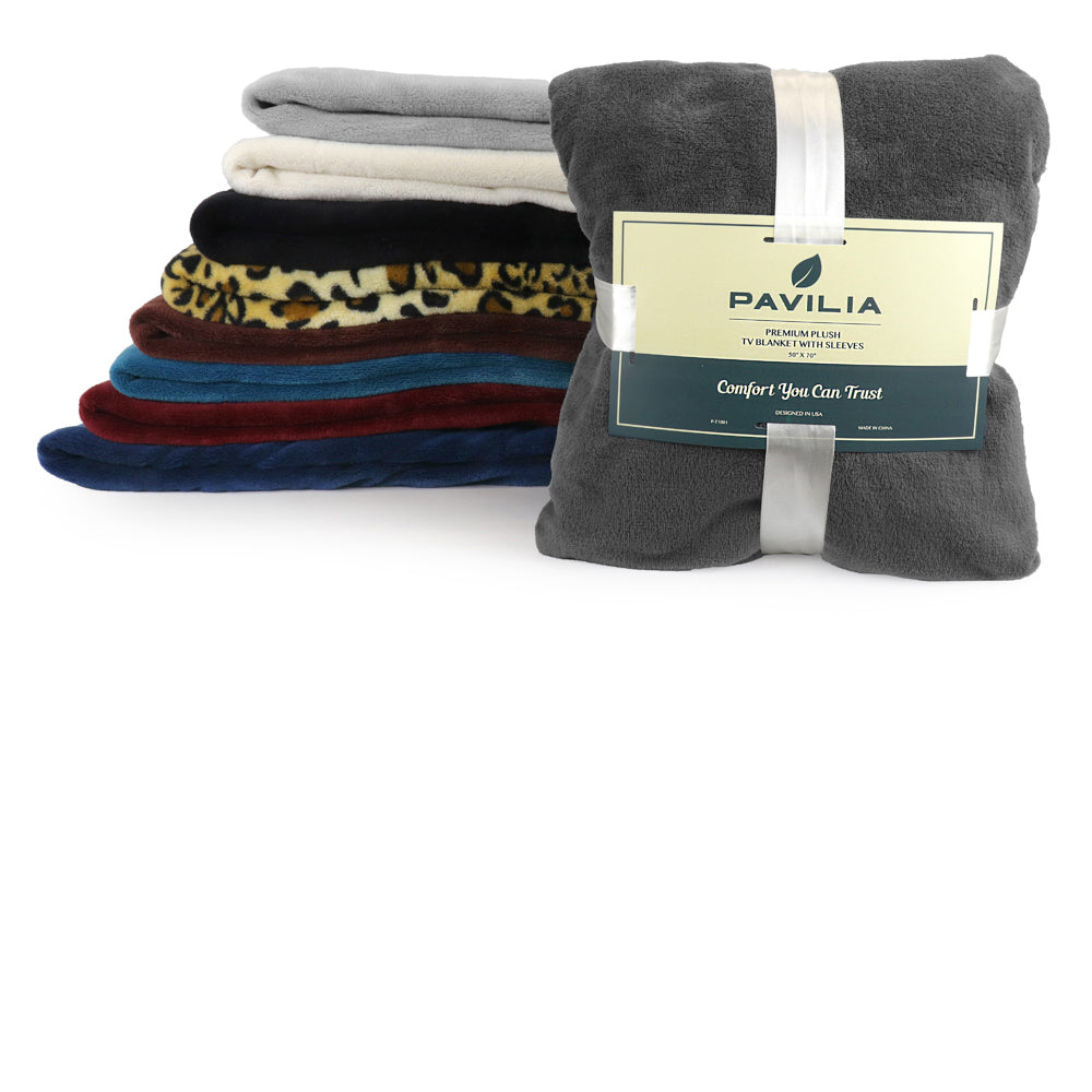 Blanket with Sleeves - Sherpa Trims