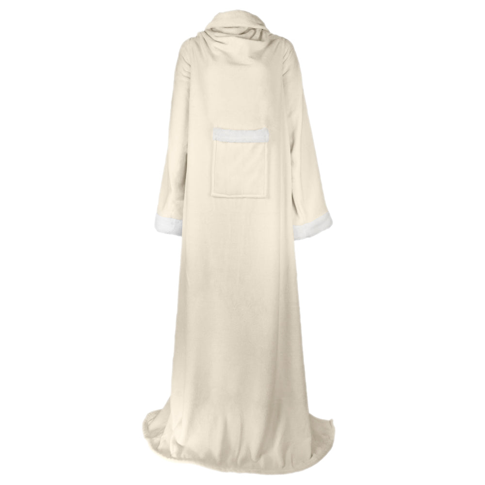 Blanket with Sleeves - Sherpa Trims