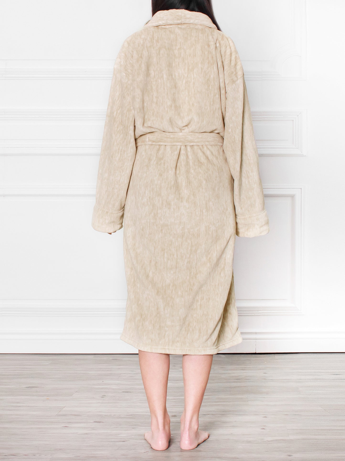 Women's Melange Fleece Robe