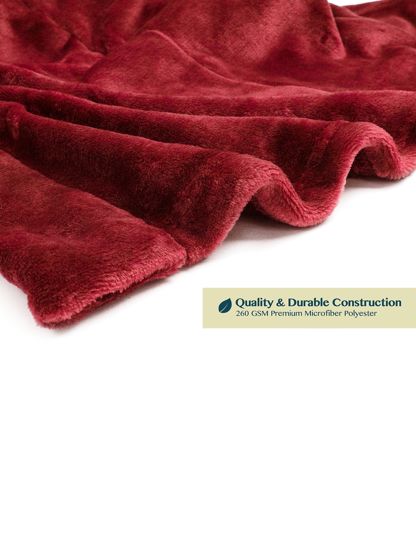 Women's Satin and Waffle Trim Fleece Robe