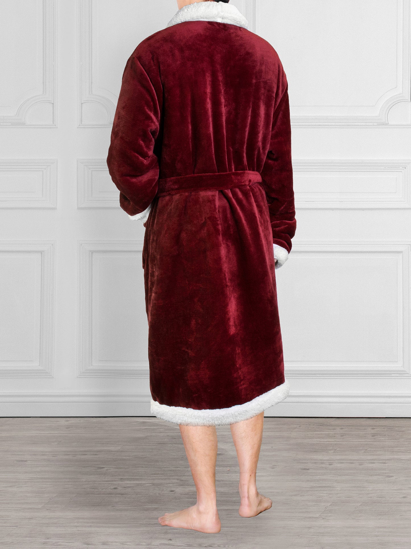 Men's Premium Sherpa Fleece Robe
