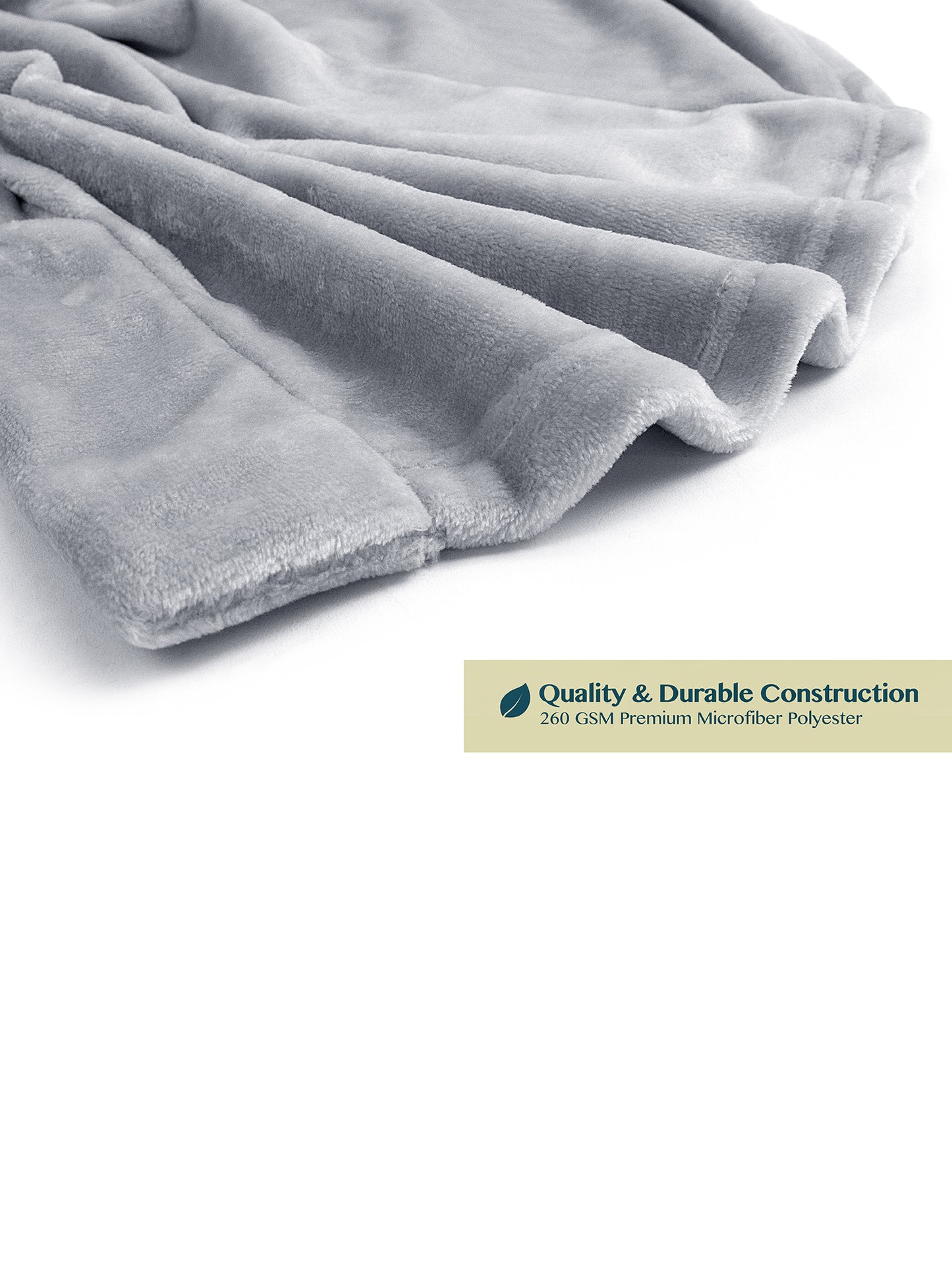 Men's Satin Trim Fleece Robe