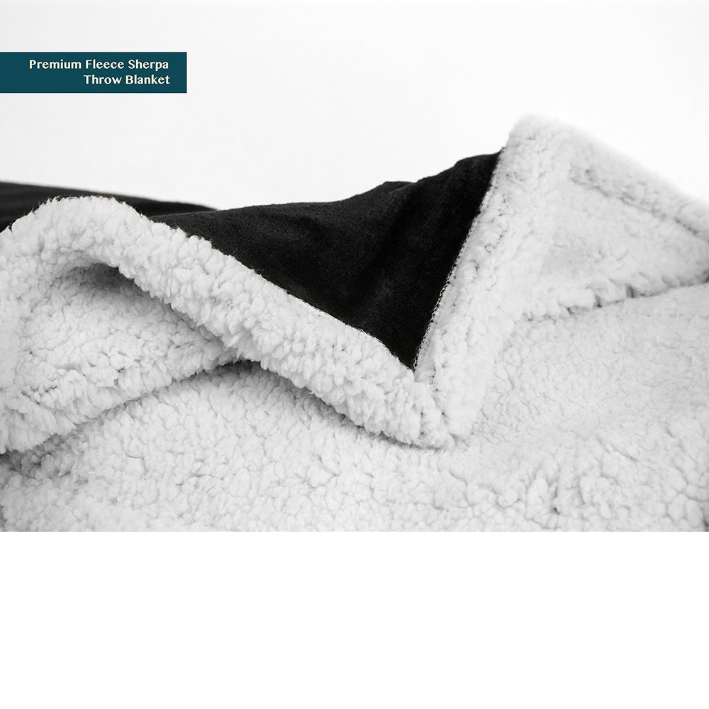 Premium Sherpa Fleece Throw Blanket