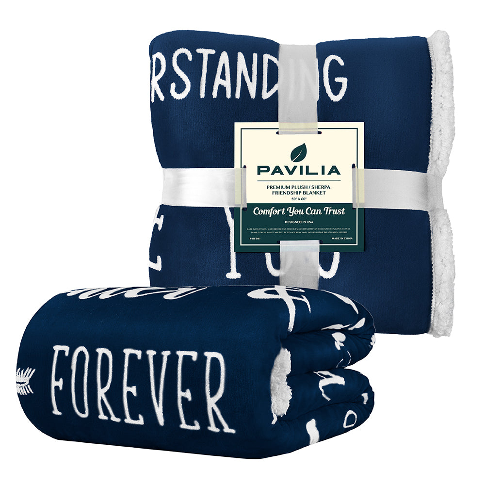Love and Friendship Throw Blanket