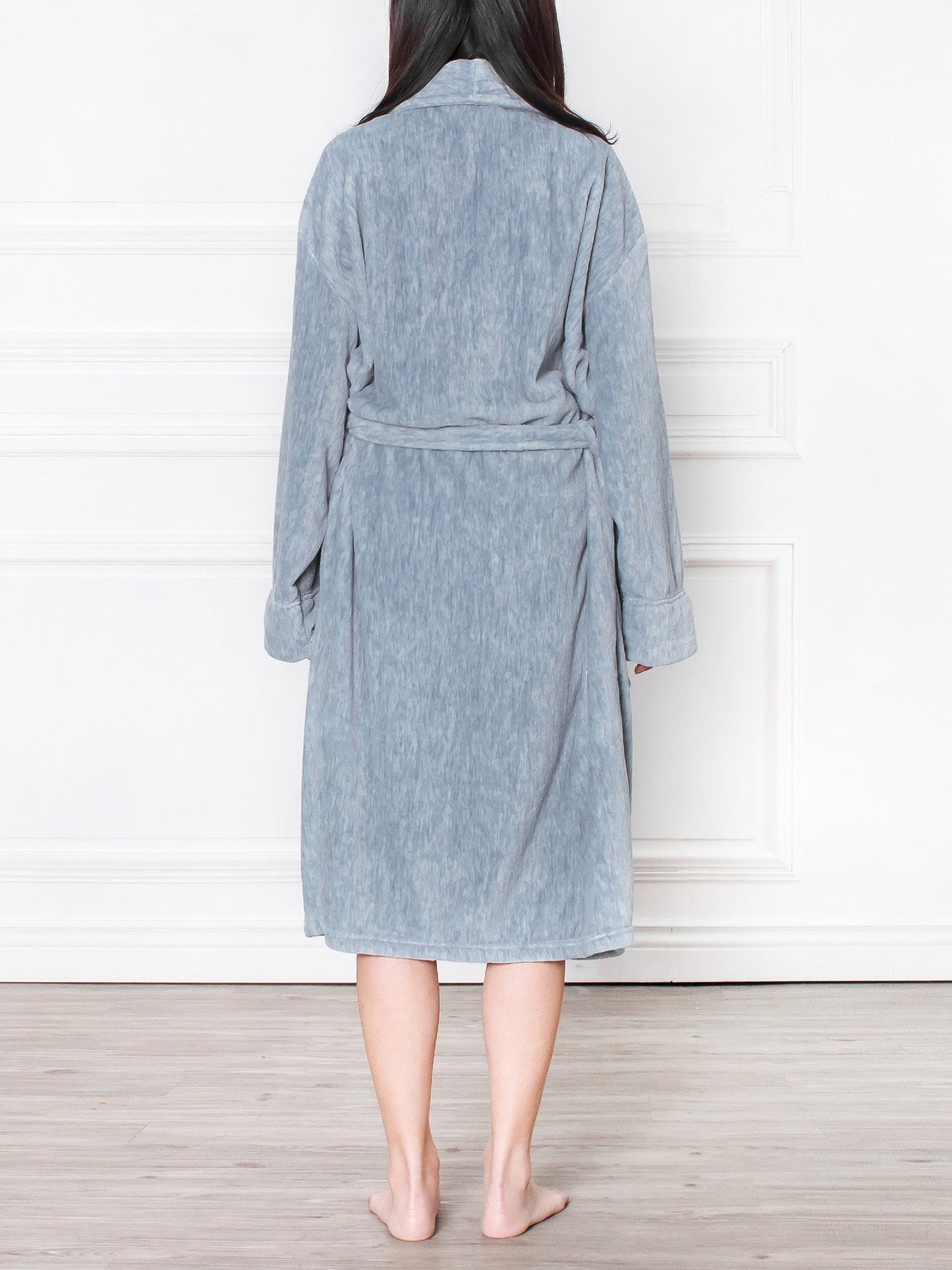 Women's Melange Fleece Robe