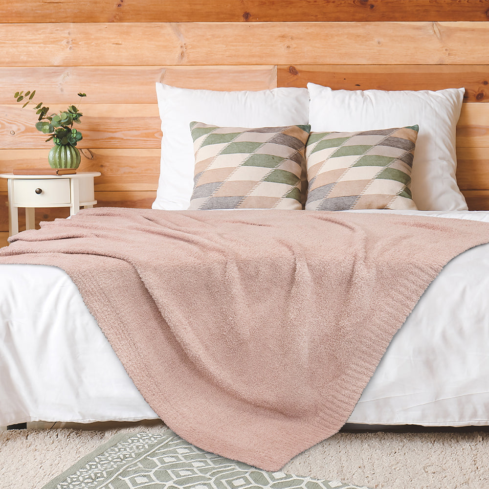 Buttery Soft Fluffy Knit Blanket