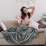 Pom Pom Fringe Throw Blanket