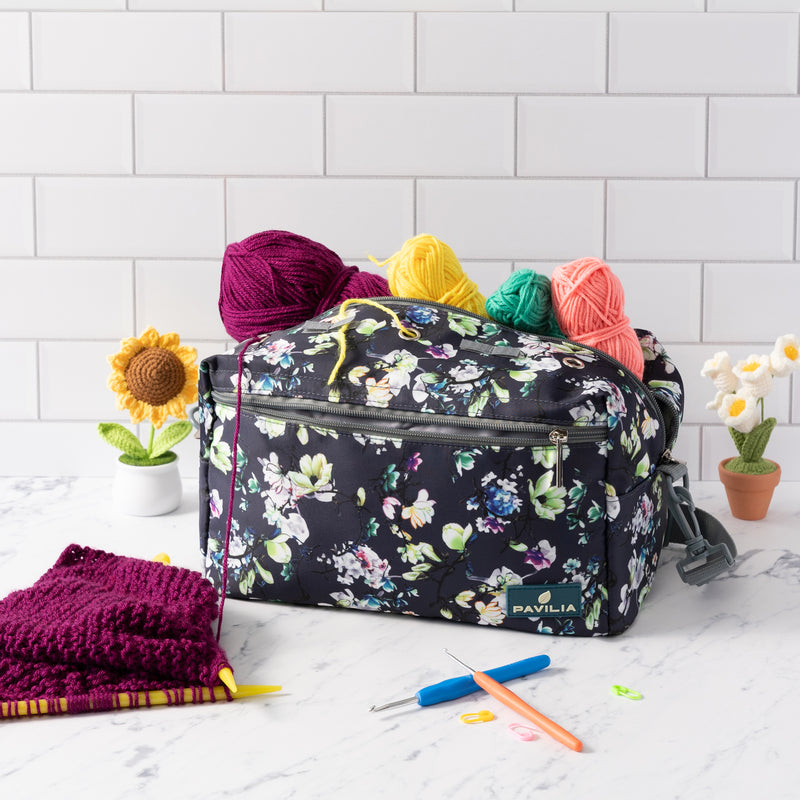 Compact Yarn Organizer Knitting Bag
