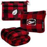Airplane Fleece Travel Blanket Pillow