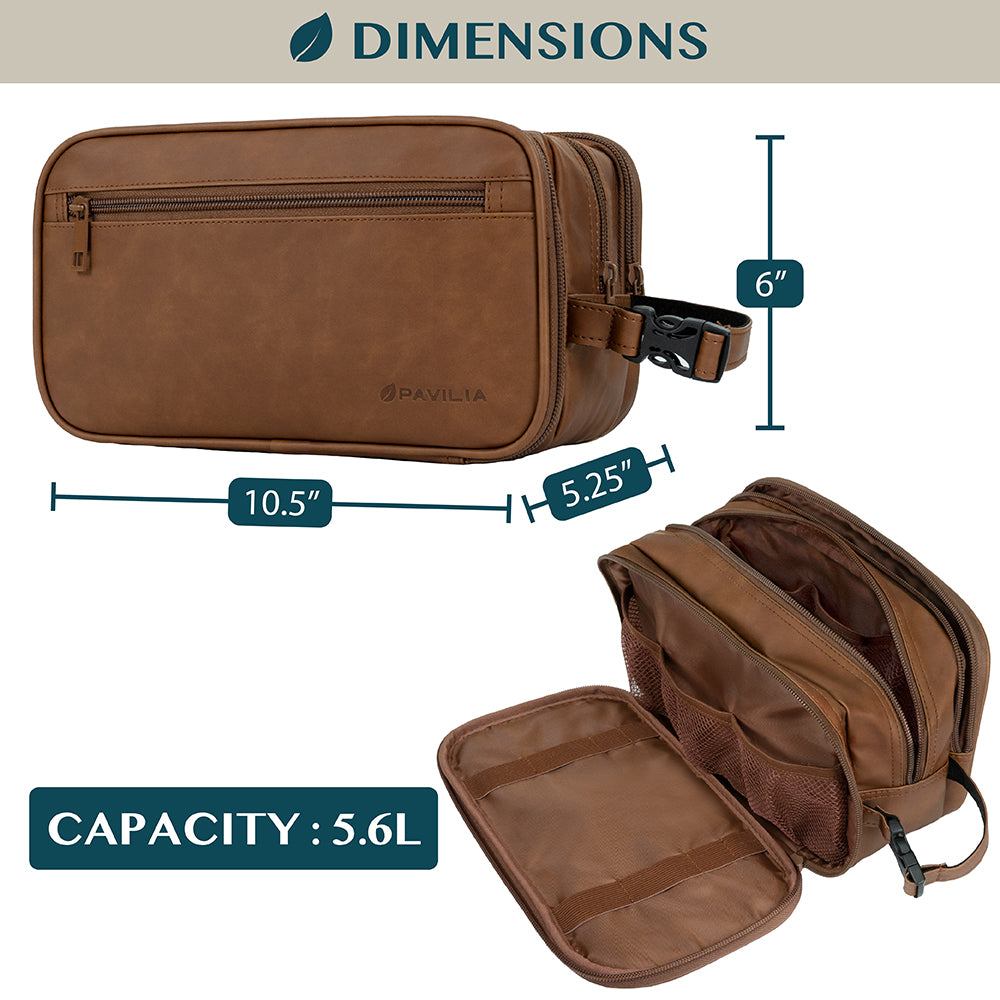 Men's Modern Dopp Kit Toiletry Bag