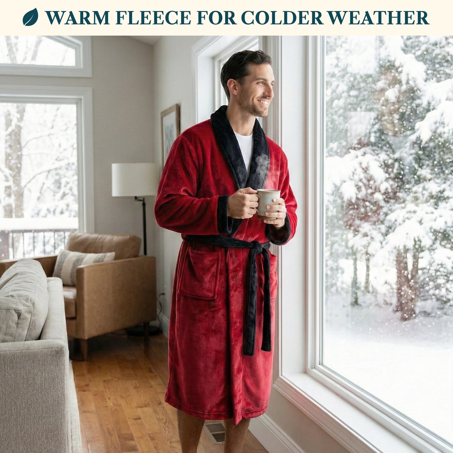 Men's Classic Fleece Robe