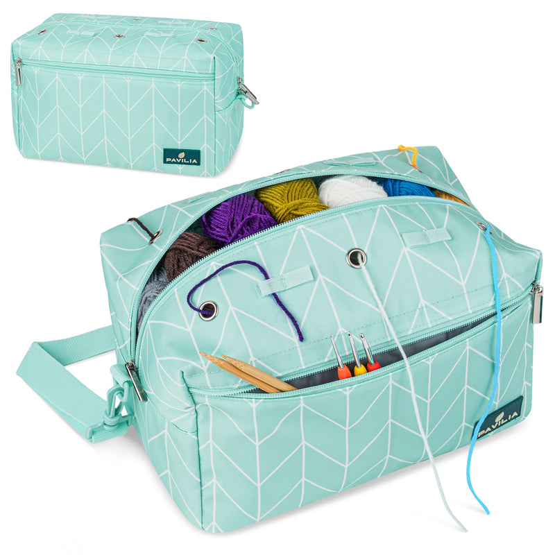 Compact Yarn Organizer Knitting Bag