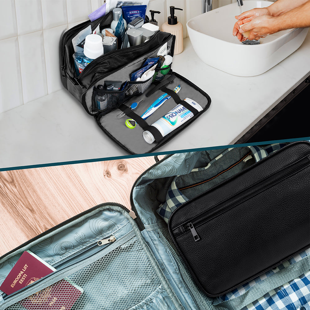 Men's Modern Dopp Kit Toiletry Bag