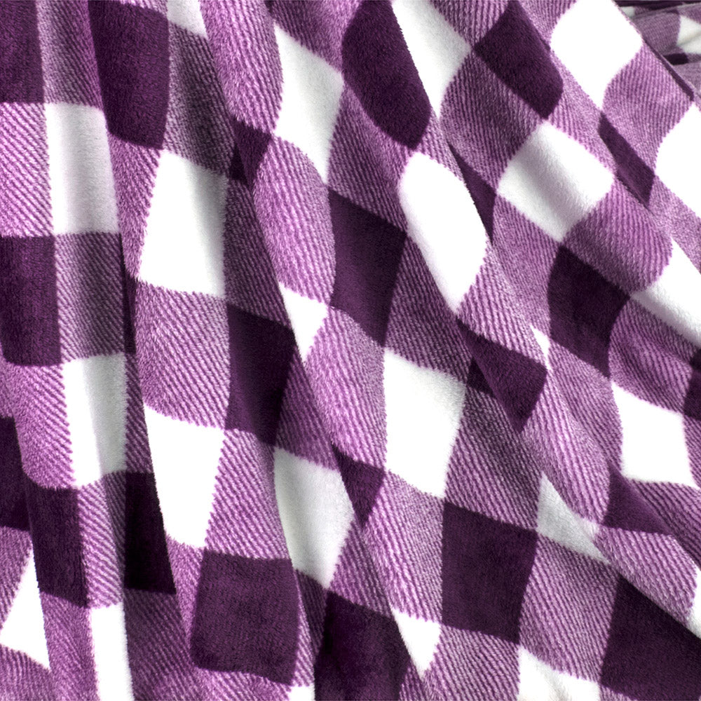 Checkered Fleece Blanket
