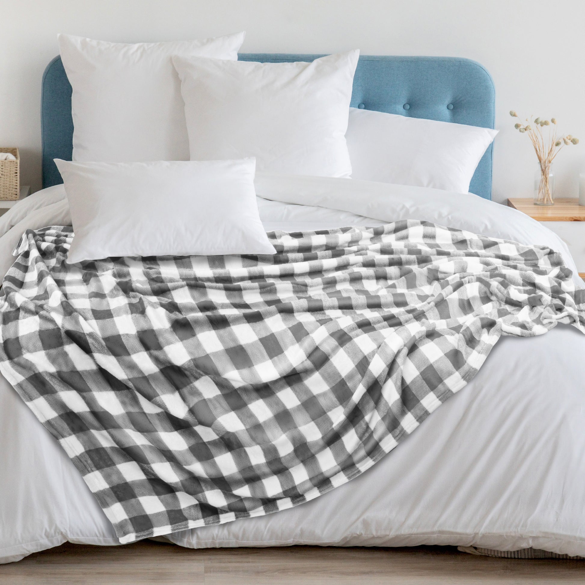 Checkered Fleece Blanket