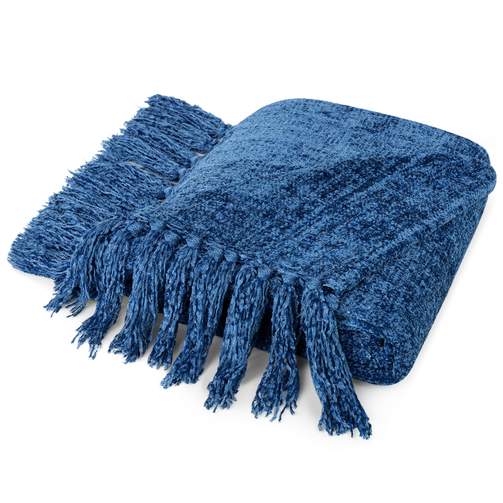 Chenille Tassel Fringe Throw Blanket