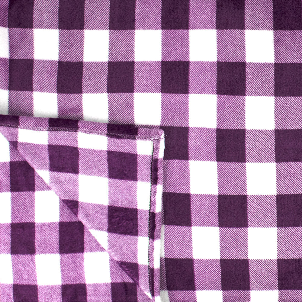 Checkered Fleece Blanket
