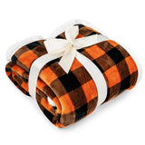 Checkered Sherpa Fleece Blanket