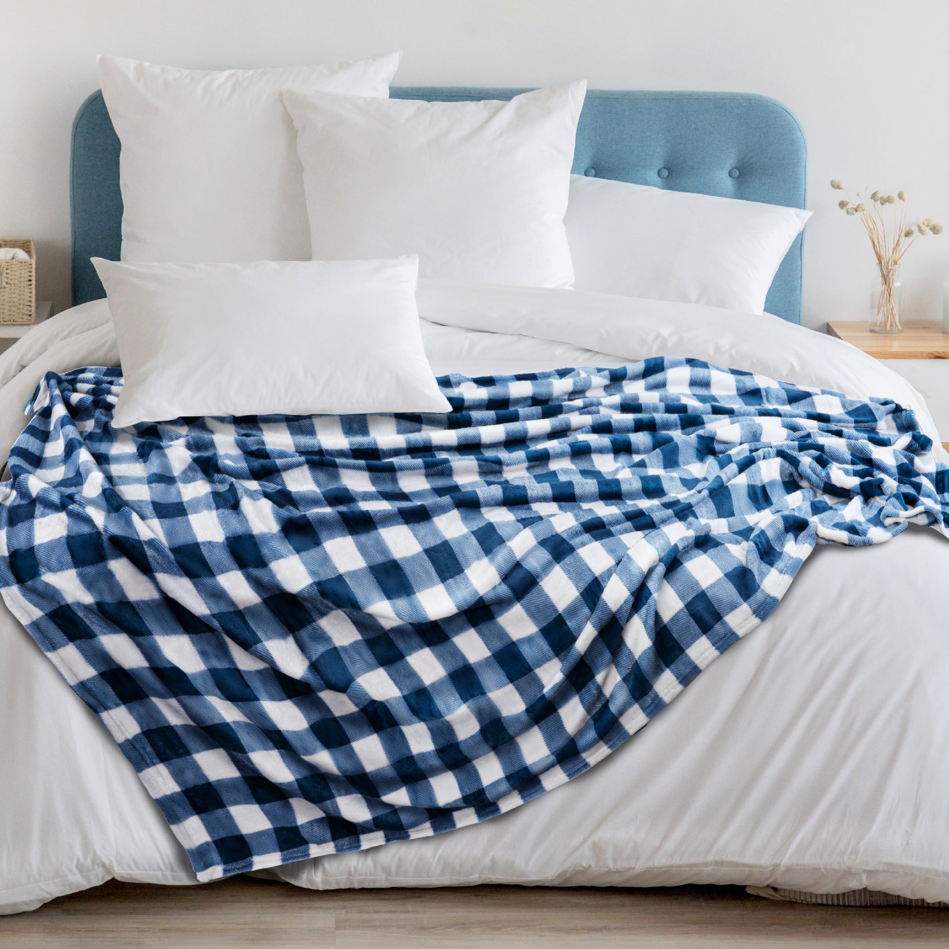 Checkered Fleece Blanket