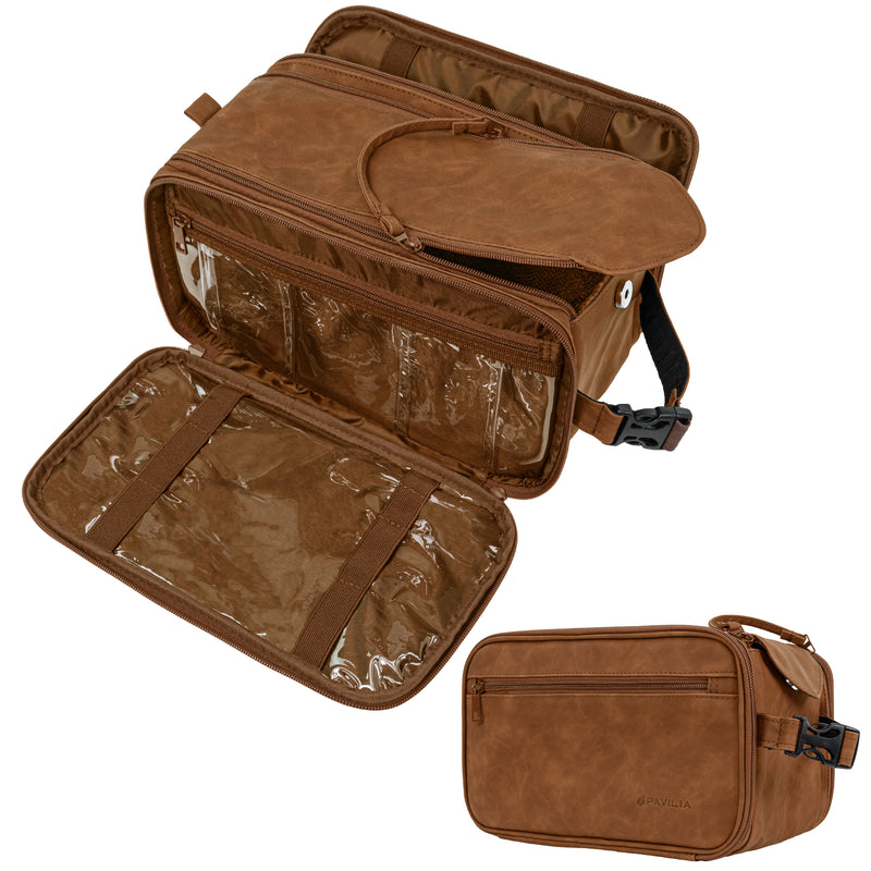 Men's Deluxe Dopp Kit Toiletry Bag