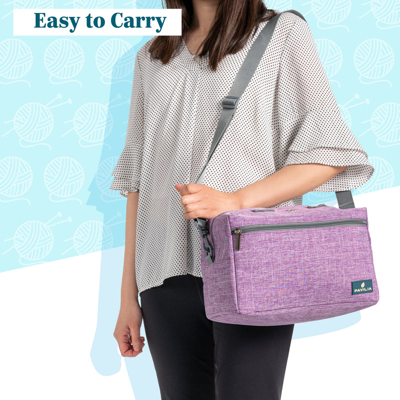 Compact Yarn Organizer Knitting Bag