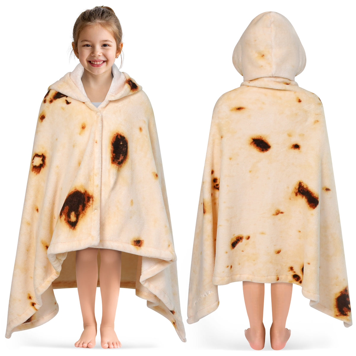 Kid's Fleece Hooded Bath Towel