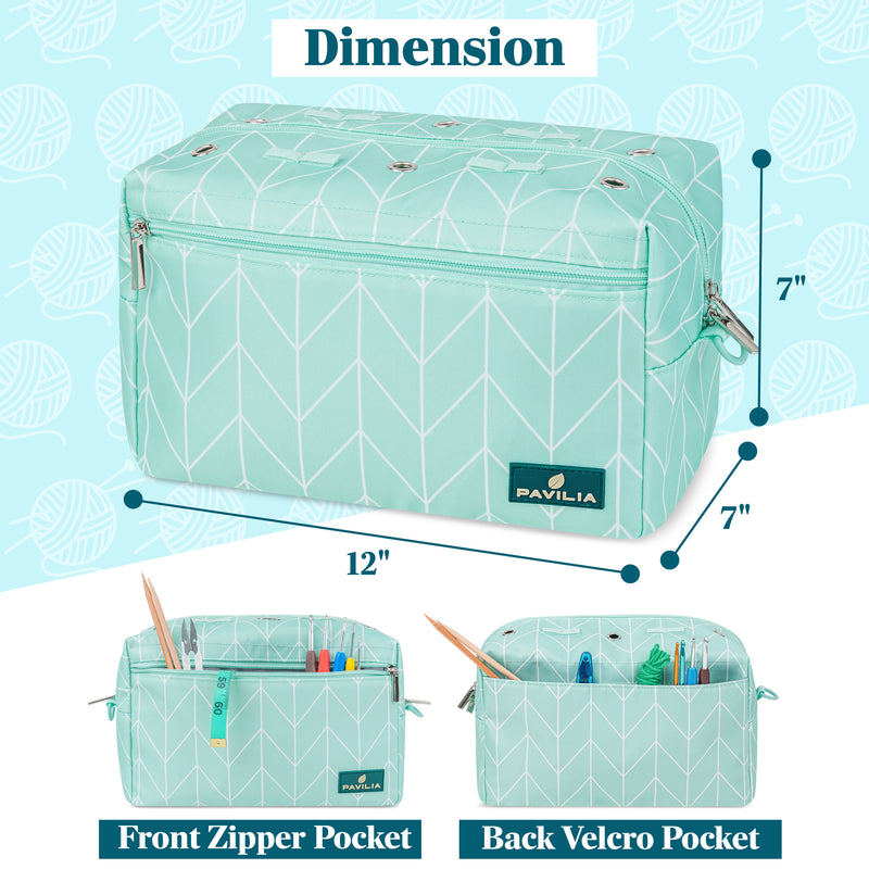 Compact Yarn Organizer Knitting Bag