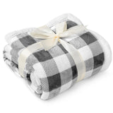 Checkered Sherpa Fleece Blanket