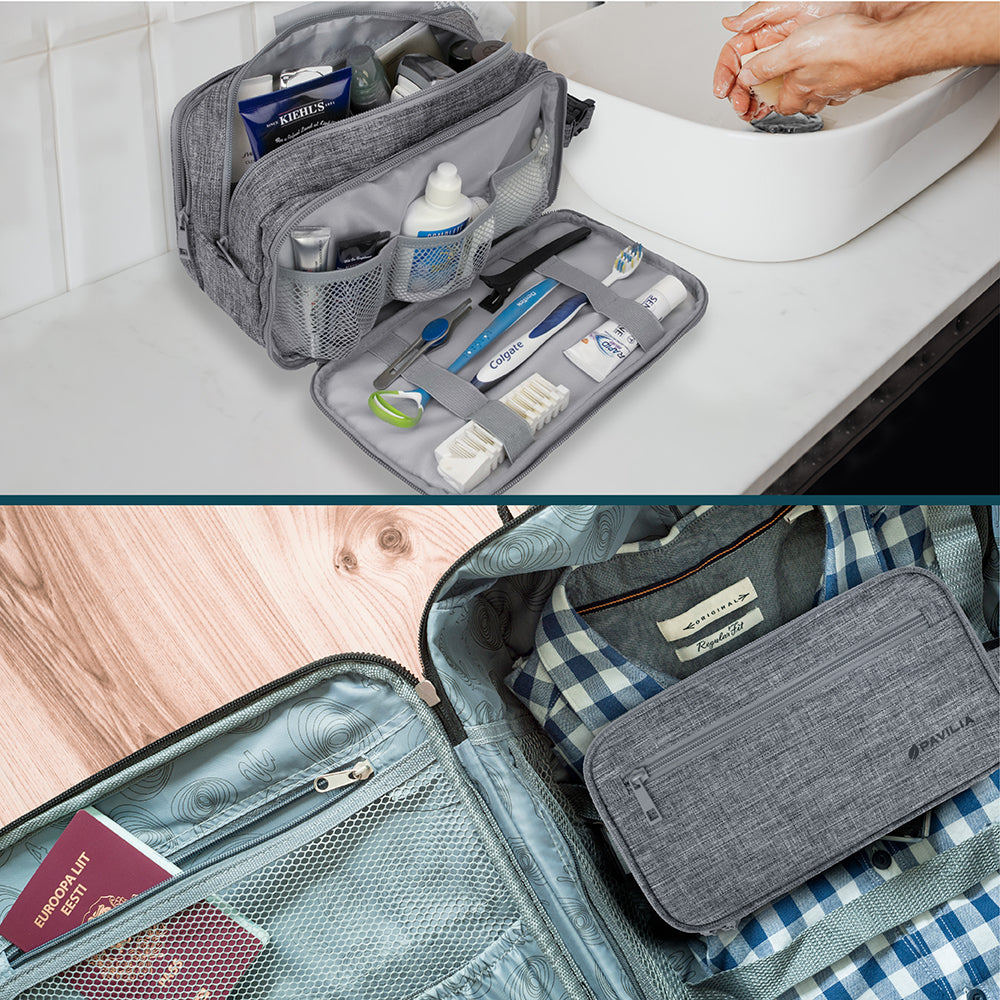 Men's Modern Dopp Kit Toiletry Bag