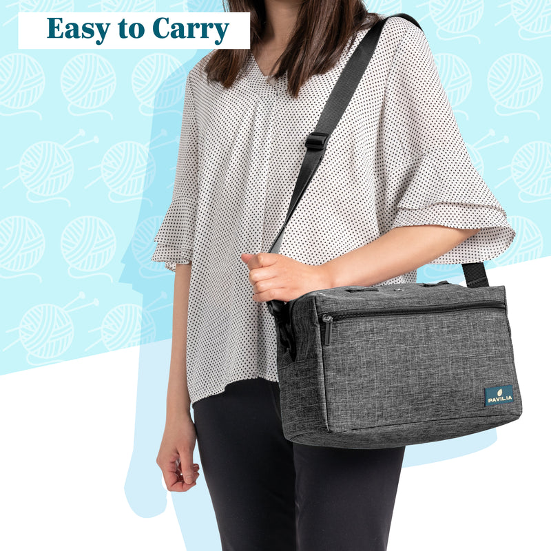 Compact Yarn Organizer Knitting Bag