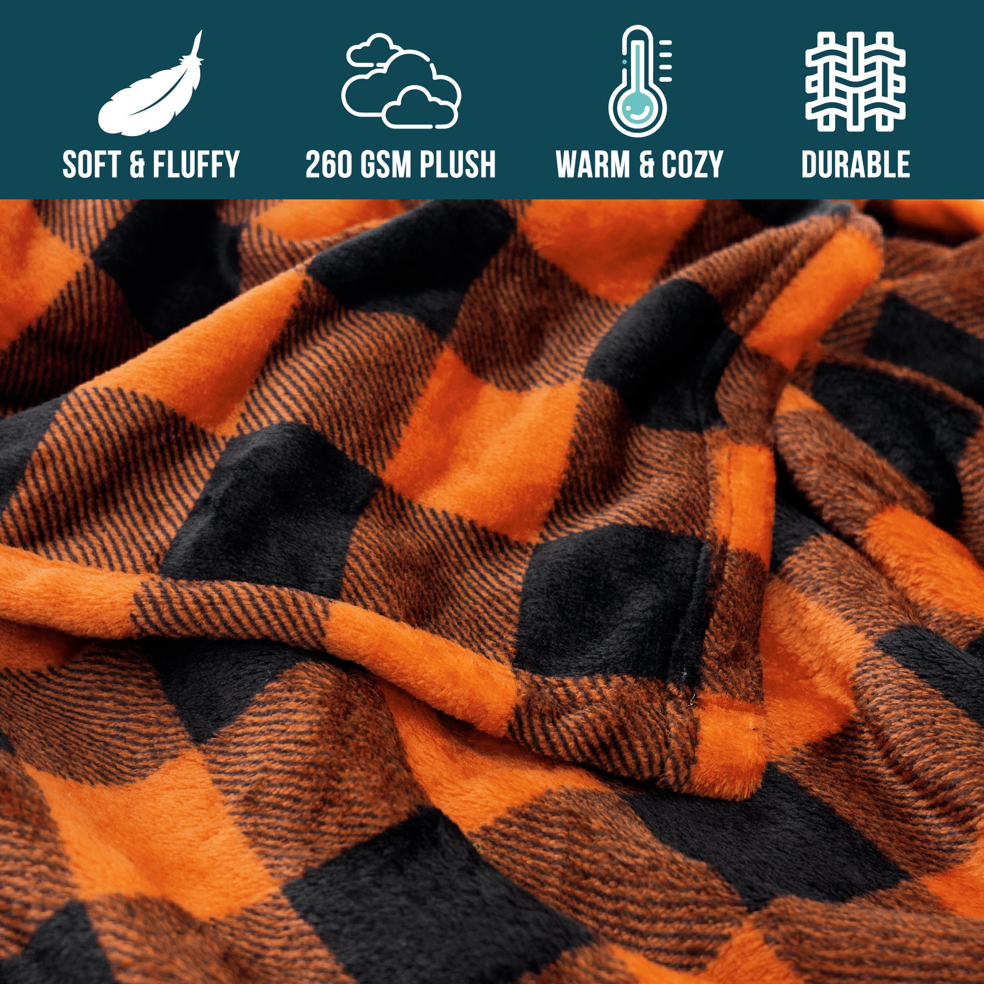 Checkered Fleece Blanket
