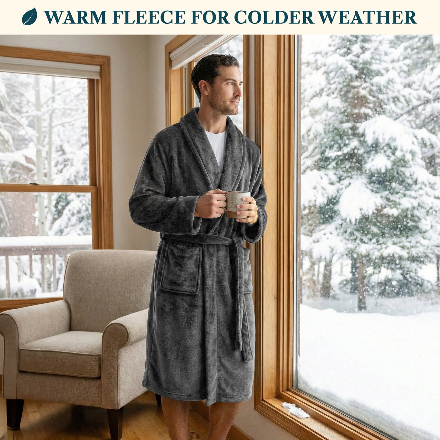 Men's Classic Fleece Robe