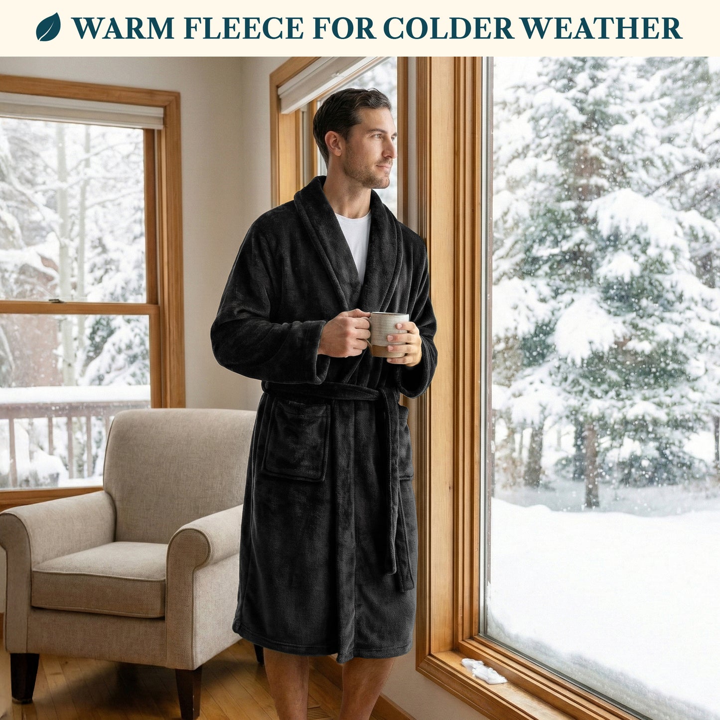 Men's Classic Fleece Robe